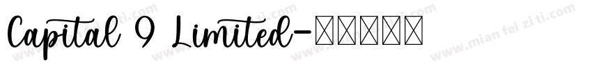 Capital 9 Limited字体转换